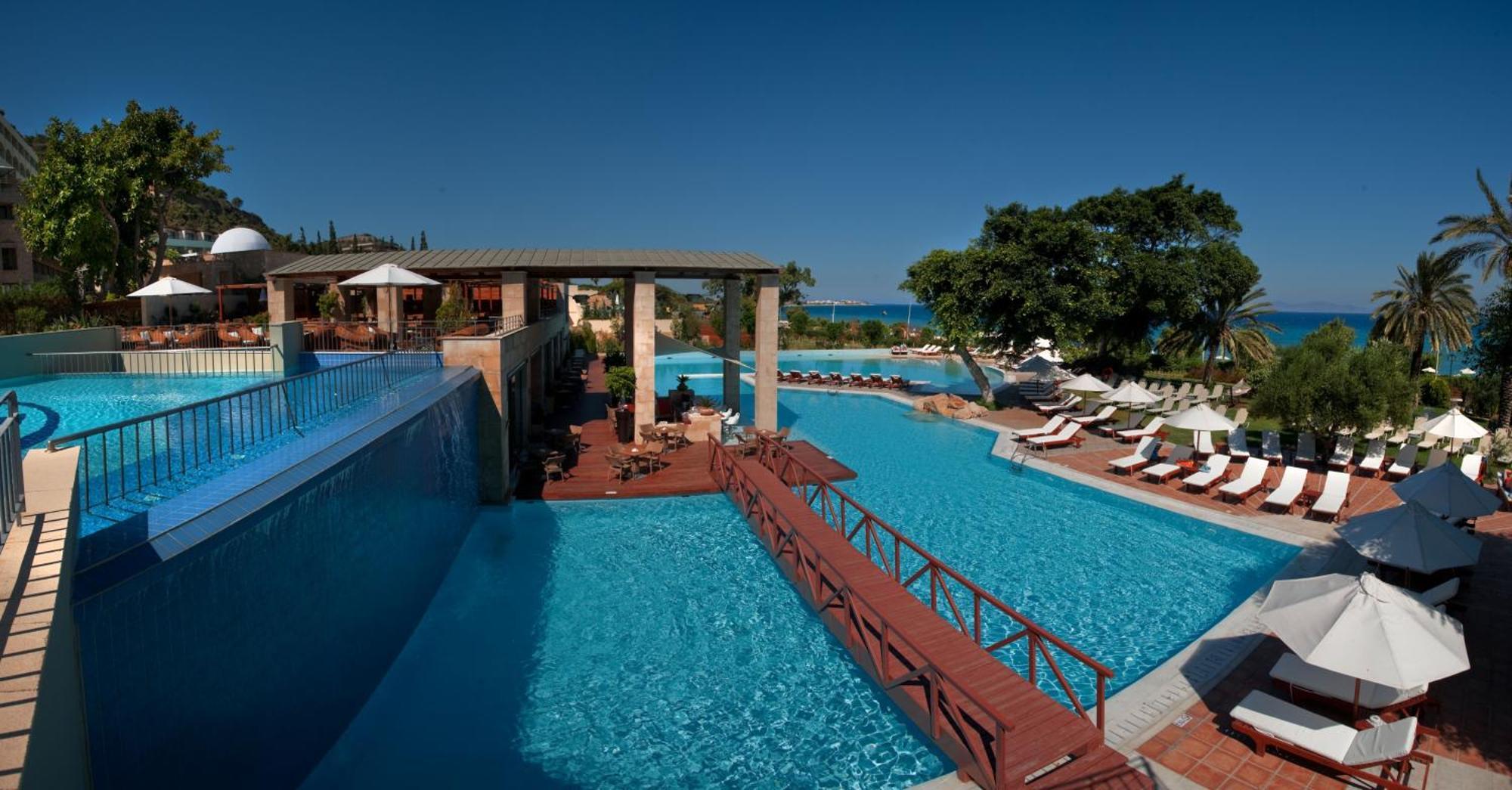 Amus Hotel & Spa Ixia (Rhodes) Exterior foto The resort's main pool