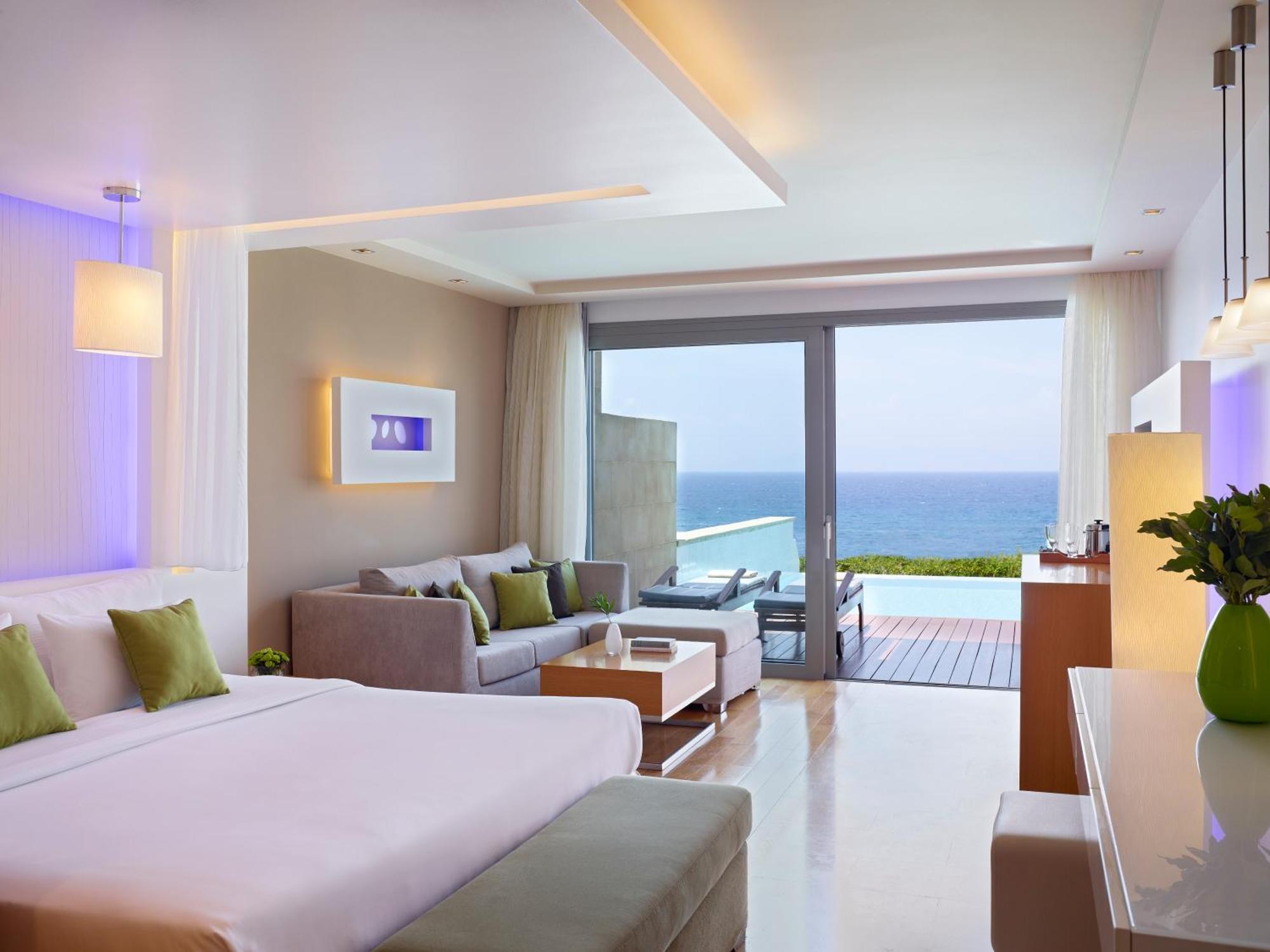Amus Hotel & Spa Ixia (Rhodes) Exterior foto Deluxe Ocean View