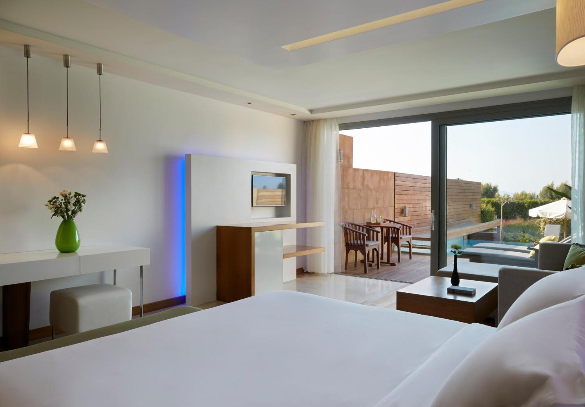 Amus Hotel & Spa Ixia (Rhodes) Exterior foto A room at the hotel