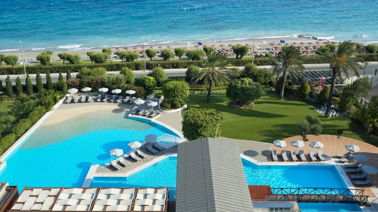 Amus Hotel & Spa Ixia (Rhodes) Exterior foto The resort's swimming pool